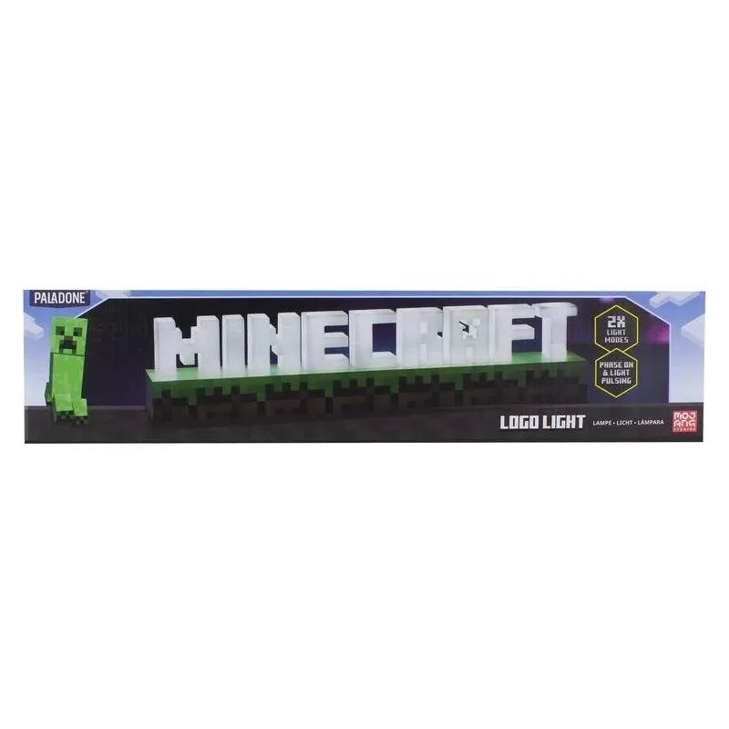 Minecraft Logo Lampe