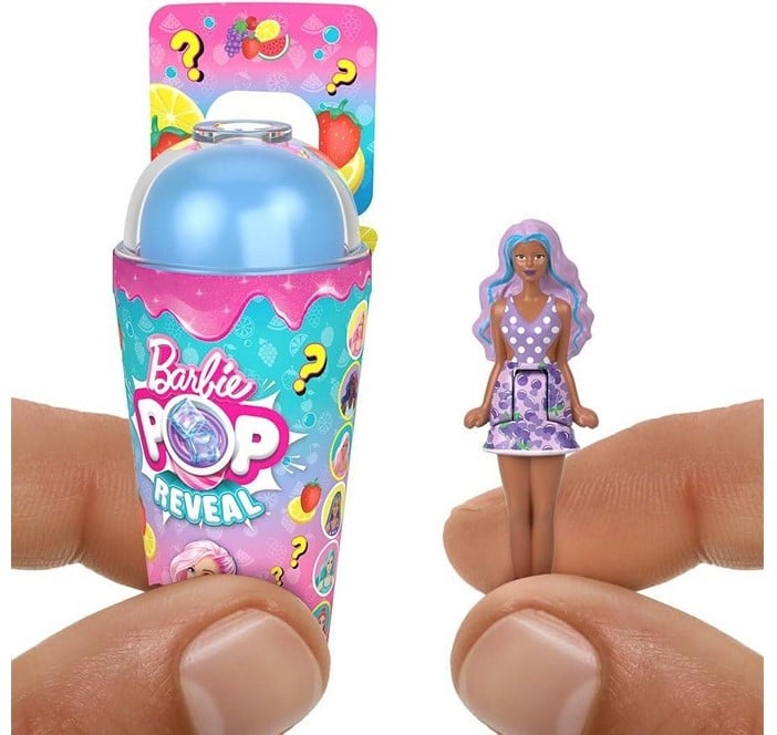 Barbie pop reveal dukke 8x15 cm