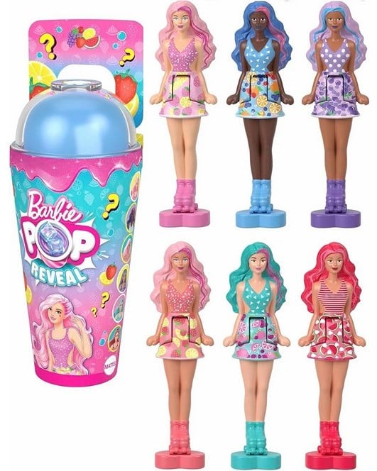 Barbie pop reveal dukke 8x15 cm