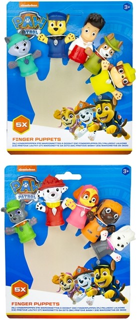 Paw Patrol fingerspils figurer (2 modeller - leveres assorteret)