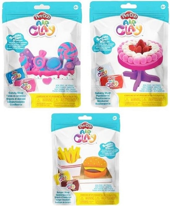 Play-doh air clay kreativt sæt 13x17 cm