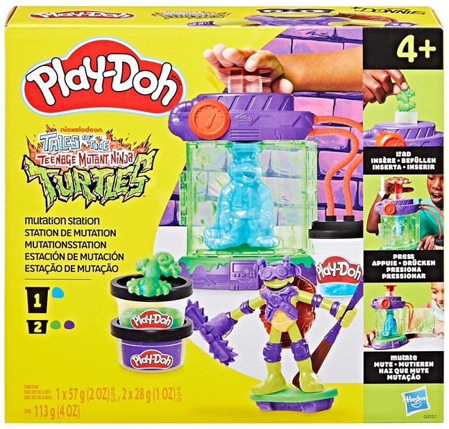 Turtles Play-Doh modellervoks sæt