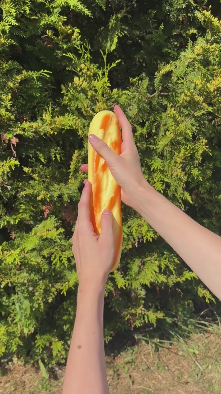 Squishy baguette brød 28 cm