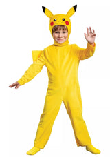 Pokemon - Pikachu kostume 3-4  år