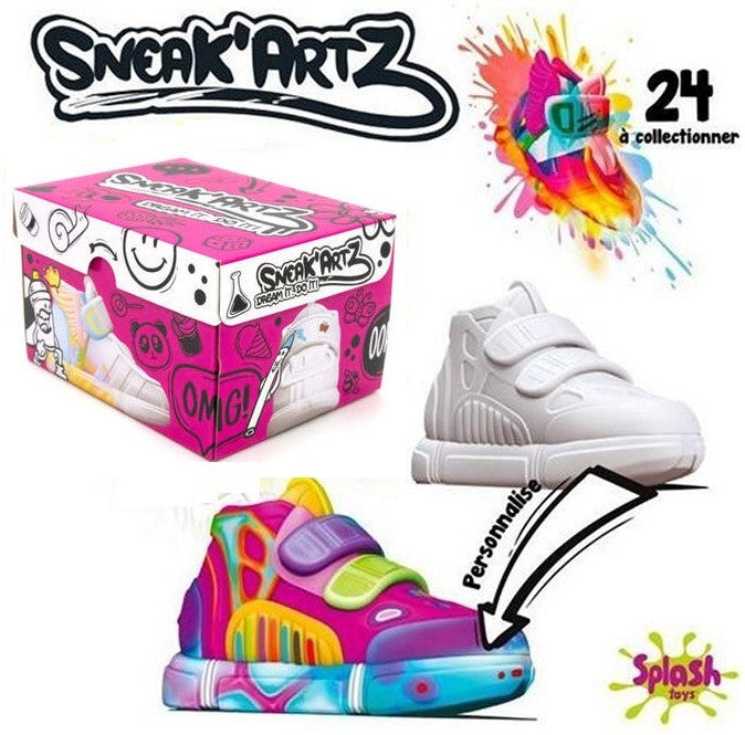 Sneak ArtZ - Paint your own shoe (Assorteret farve)