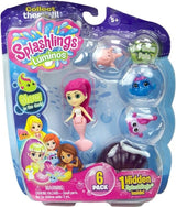 Splashlings glow in the dark pack med 6 dele (Assorteret)