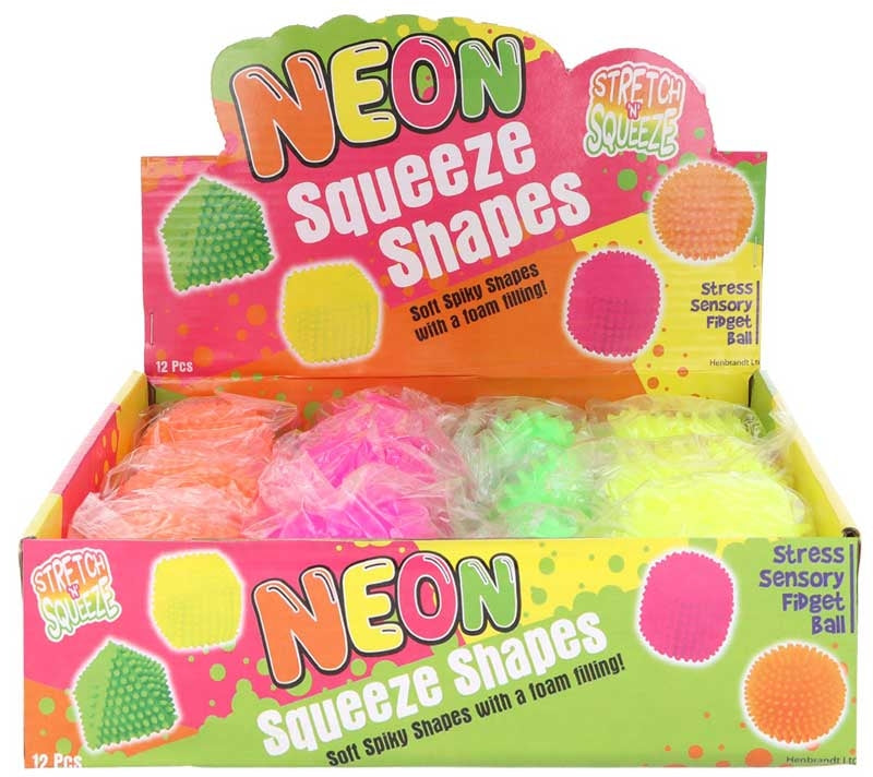 Squishy Neon shapes 7 cm
