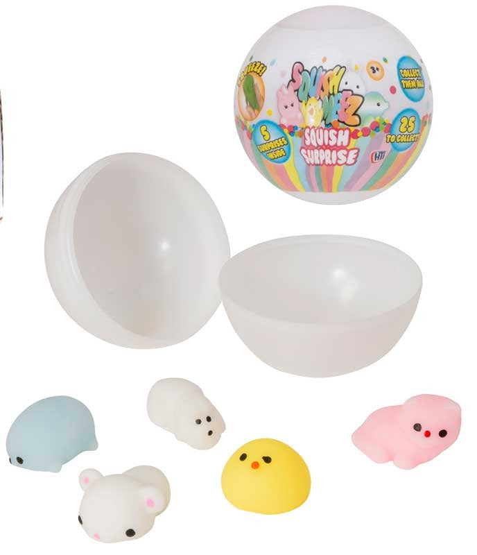 Squishy surprise ball med 5 overraskelser