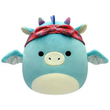 Squishmallows Dragen Tatiana med bandana 19 cm