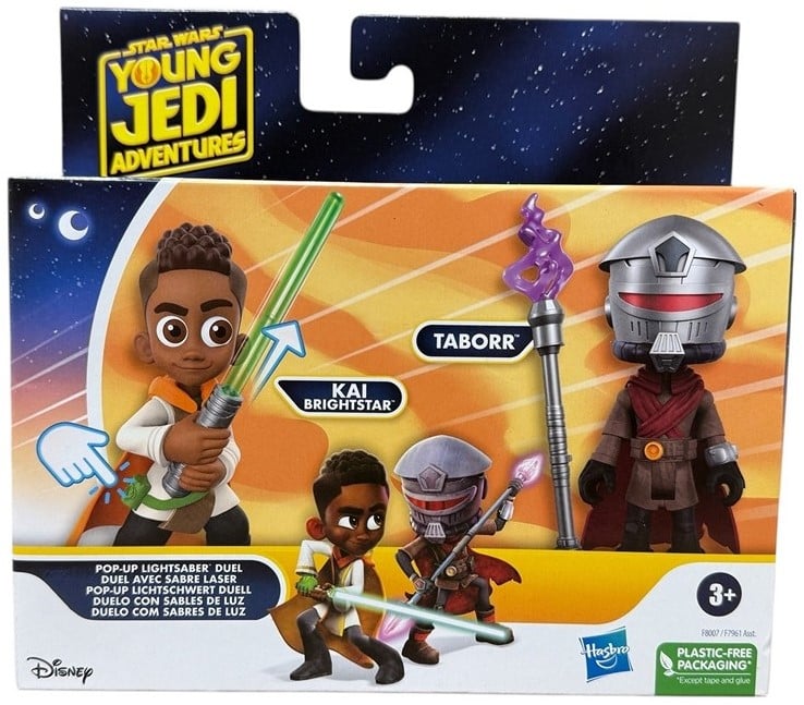 Star Wars The young Jedi Pop-up Lightsaber Duel Kai Brightstar + Taborr 18x19cm