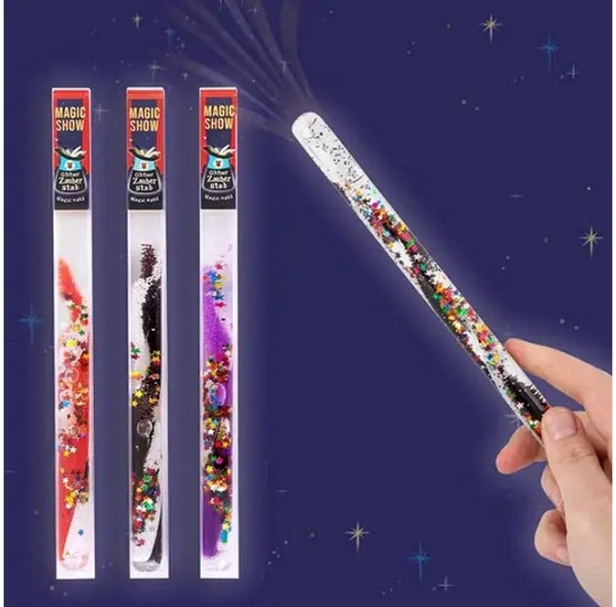 Magisk glitter show stav på 22 cm