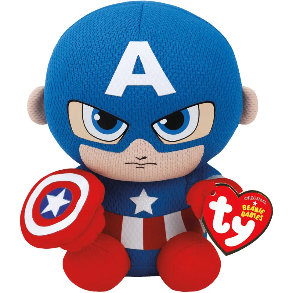 TY Plush - Beanie Boos - Captain America