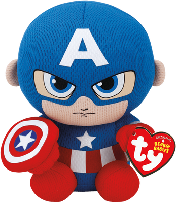 TY Plush - Beanie Boos - Captain America