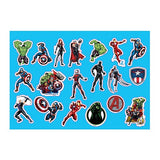 Avengers tegneblok med klistermærker og linieal