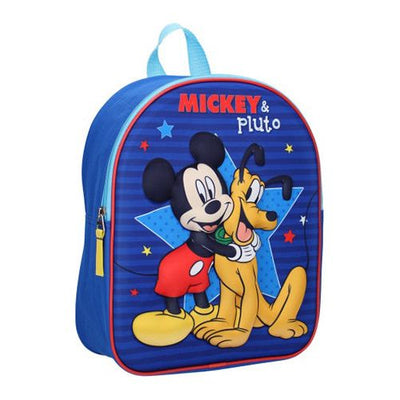 Mickey & Pluto 3D Rygsæk 31x25x12 cm