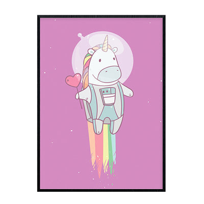 Space unicorn plakat