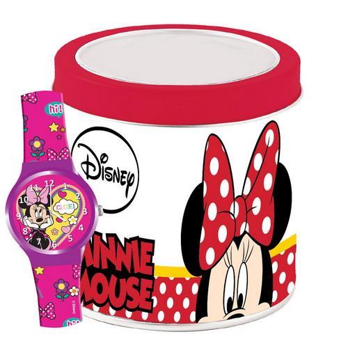 Minnie Mouse Armbåndsur i Metalbox str. 3-8 år