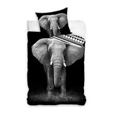 Elefant senior sengesæt 100% bomuld