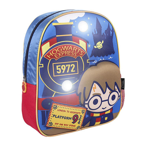 Harry Potter 3D rygsæk 31 cm med lys