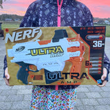 Nerf Ultra AMP incl pile - Skyder op tiil 36 meter