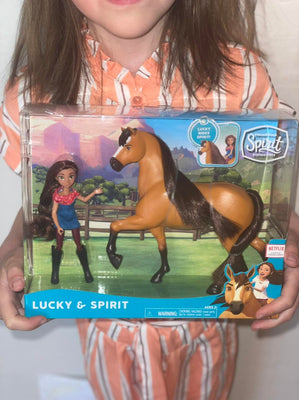 Lucky og Spirit figursæt ride legesæt