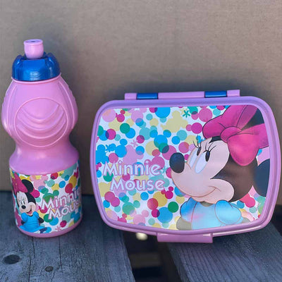 Minnie Mouse startersæt - madkasse/drikkedunk BPA FRI