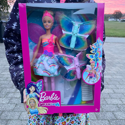 Barbie Dreamtopia rainbow flying butterfly