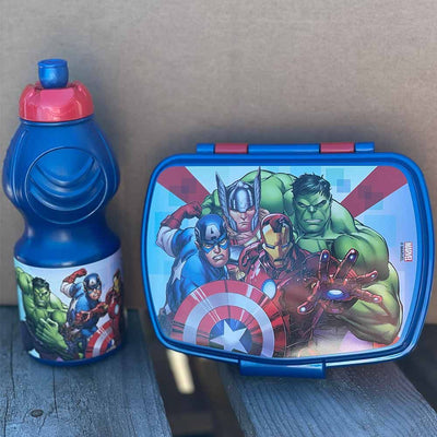 Avengers startersæt - madkasse/drikkedunk BPA FRI