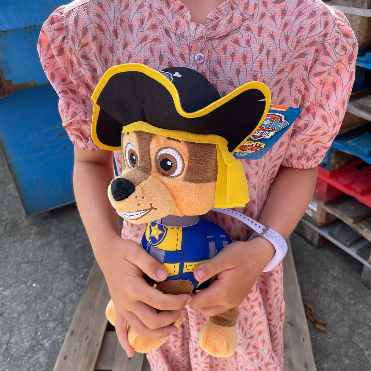 Paw Patrol - Chase Pirat bamse 28 cm