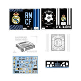Real Madrid tegneblok incl klistermærker og lineal