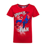 Spiderman t-shirt rød