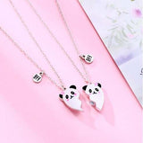 Ven/veninde halskæde med magnet - Loving Pandas