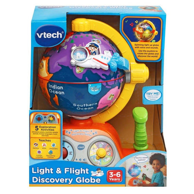 Vtech Udforskningsglobus DK med lys og flyvemaskine