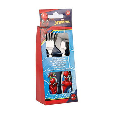 Spiderman Bestiksæt inkl. Ske og Gaffel