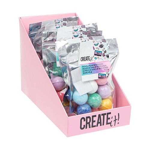 Create it 8 stk mini badebomber - neon farver