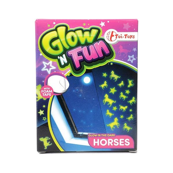 Glow in the dark stickers - Heste