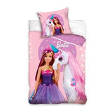 Barbie Unicorn senior sengesæt 100% Bomuld 140x200 cm