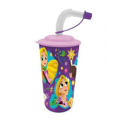 Rapunzel 3D Disney Drikkekrus med Sugerør