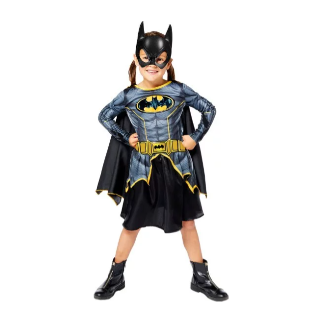 Batgirl kostume 8-10 år