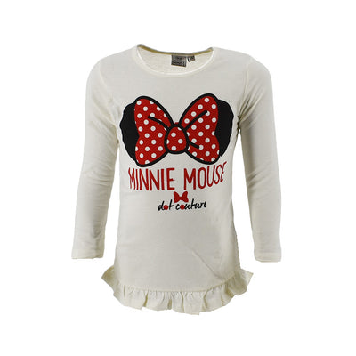 Minnie Mouse longsleeve - hvid