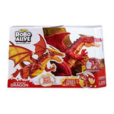 RoboAlive Drage med lys/lyd/damp-spray Rød