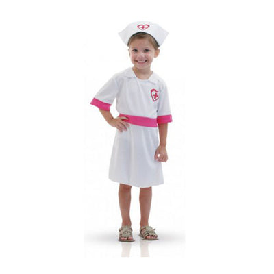 Sygeplejerske kostume 5-7 år