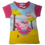 Gurli Gris "Ready for the beach" t-shirt Lilla/Pink