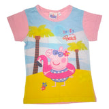 Gurli Gris "Ready for the beach" t-shirt Lilla/Pink
