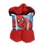 Spiderman poncho/håndklæde Rød Bomuld
