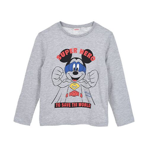 Mickey Mouse Superhero langærmet bluse grå