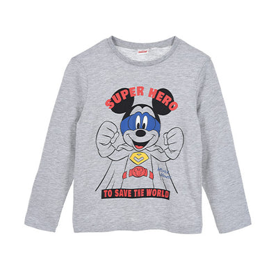 Mickey Mouse Superhero langærmet bluse grå