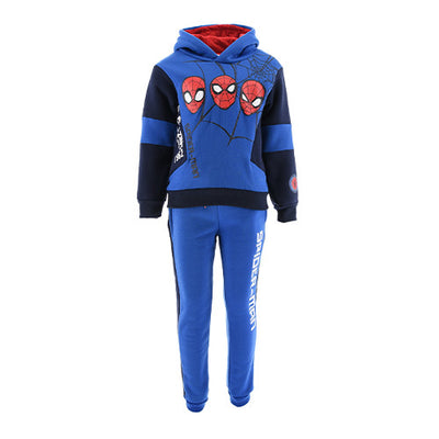 Spiderman joggingsæt m. hoodie blå