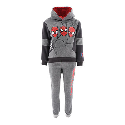 Spiderman joggingsæt m. hoodie grå