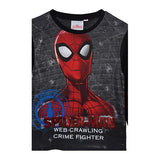 Spiderman langærmet bluse sort